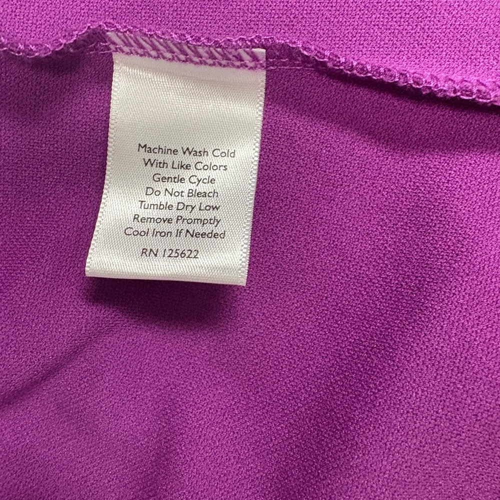 Be inspired Women’s S Purple & Black Athletic Workout Zip Up Jacket - Picture 7 of 7